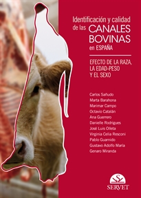 Books Frontpage Identificación y calidad de las canales bovinas en España.  Efecto de la raza, la edad-peso y el sexo
