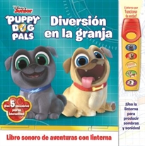 Books Frontpage Diversion En La Granja. Libro Con Linterna Puppy Dog Pals. Fab