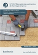 Front pageEjecución de pavimentos de hormigón impreso. EOCB0209 - Operaciones auxiliares de acabados rígidos y urbanización