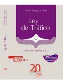 Books Frontpage Ley de Tráfico. Texto Íntegro y Test. Colección Legislativa CEP