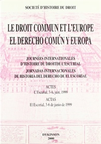 Books Frontpage El derecho común y Europa