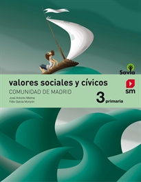 Books Frontpage Valores sociales y cívicos. 3 Primaria. Savia (Madrid)