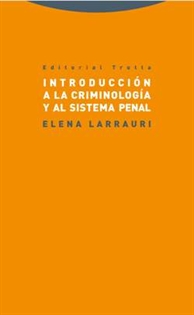 Books Frontpage Introducción a la criminología y al sistema penal