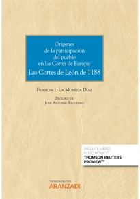 Books Frontpage Orígenes de la participación del pueblo en las Cortes de Europa: Las Cortes de León de 1188  (Papel + e-book)