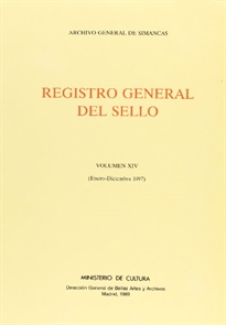 Books Frontpage Registro General del Sello: vol. XIV (enero-diciembre 1497)
