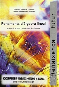 Books Frontpage Fonaments D'álgebra Lineal Amb Aplicacions I Practiques D'Ordinador
