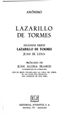 Front pageZ Lazarillo de Tormes