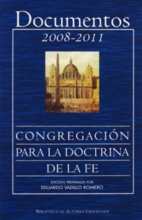 Books Frontpage Documentos de la Congregación para la Doctrina de la Fe (2008-2011)