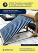 Front pagePrevención y seguridad en el montaje mecánico e hidráulico de instalaciones solares térmicas. ENAE0208 - Montaje y mantenimiento de instalaciones solares térmicas
