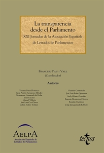 Books Frontpage La transparencia desde el Parlamento