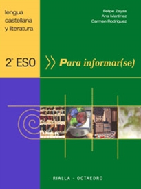 Books Frontpage Para informar(se), lengua castellana y literatura, 2 ESO