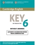 Front pageCambridge English Key 6 Student's Book without Answers