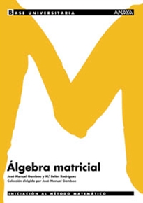 Books Frontpage Álgebra matricial.