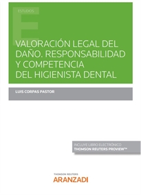 Books Frontpage Valoración legal del daño. Responsabilidad y competencia del higienista dental (Papel + e-book)