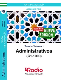 Books Frontpage Administrativos de la Junta de Andalucía (C1.1000). Temario volumen 1.