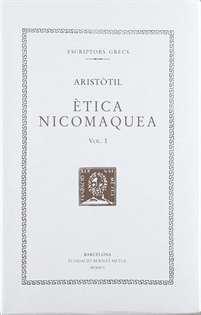 Books Frontpage Ètica nicomaquea, vol. I