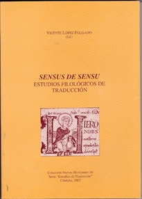 Books Frontpage Sensus de sensu. Estudios filológicos de traducción