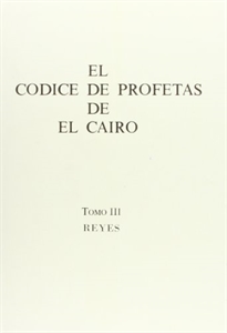 Books Frontpage El Códice de profetas de El Cairo, 3: Reyes