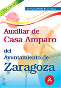 Books Frontpage Auxiliar de casa amparo del ayuntamiento de zaragoza. Temario específico