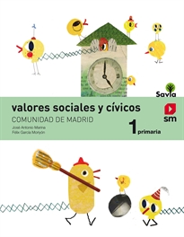 Books Frontpage Valores sociales y cívicos. 1 Primaria. Savia (Madrid)