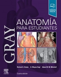 Books Frontpage Gray. Anatomía para estudiantes