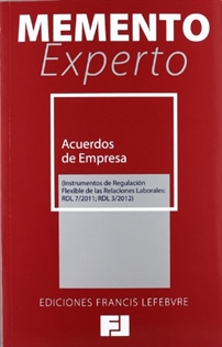 Books Frontpage Memento Experto Acuerdos de Empresa