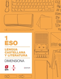 Books Frontpage Cuaderno Lengua castellana y literatura. 1 ESO. Dimensiona. Construïm