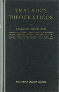 Books Frontpage 175. Tratados hipocráticos vol. VII: Tratados quirúrgicos