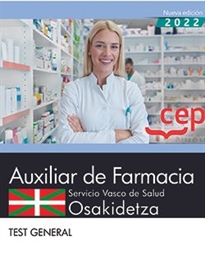 Books Frontpage Auxiliar de Farmacia. Servicio vasco de salud-Osakidetza. Test General