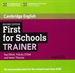 Front pageFirst for Schools Trainer Audio CDs (3) 2nd Edition