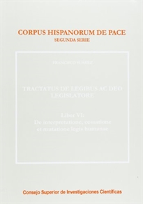 Books Frontpage Tractatus de legibus ac deo legislatore. Liber VI