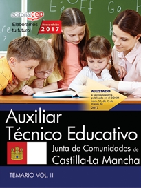 Books Frontpage Auxiliar Técnico Educativo. Junta de Comunidades de Castilla-La Mancha. Temario Vol.II