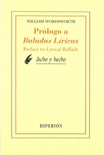 Books Frontpage Prólogo a "Baladas líricas" = (Preface to "Lyrical ballads", 1800, 1802)