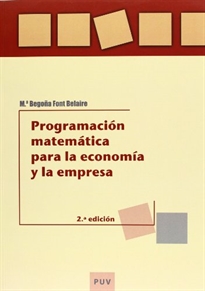 Books Frontpage Programación matemática para la economía y la empresa