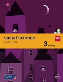 Books Frontpage Social science. 3 Primary. Savia. Andalucía