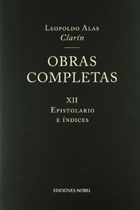 Books Frontpage Obras Completas Clarin (Tomo 12)
