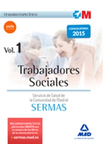 Books Frontpage Trabajadores Sociales del Servicio Madrileño de Salud. Temario específico Volumen 1