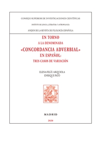 Books Frontpage En torno a la denominada "concordancia adverbial" en español: tres casos de variación