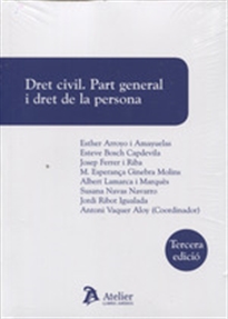 Books Frontpage Dret civil. Part general i dret de la persona. 3a ed.