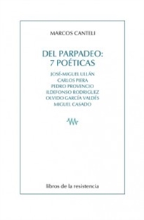 Books Frontpage Del parpadeo: 7 poéticas