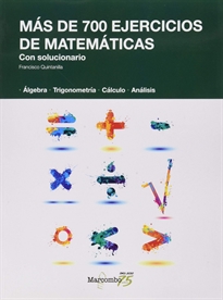 Books Frontpage Más de 700 ejercicios de matemáticas. Con solucionario