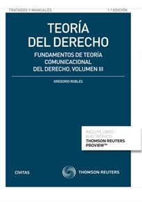 Books Frontpage Teoría del Derecho (Volumen III) (Papel + e-book)