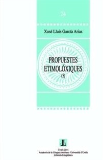 Books Frontpage Propuestes etimolóxiques (5) del Diccionariu de la Llingua Asturiana (DELLA)