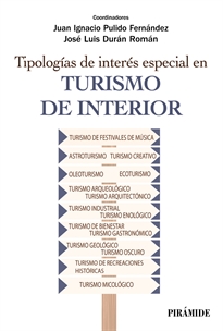 Books Frontpage Tipologías de interés especial en turismo de interior
