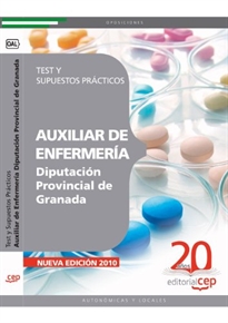 Books Frontpage Auxiliar de Enfermería. Diputación Provincial de Granada. Test y Supuestos Prácticos