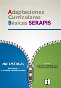 Books Frontpage Matematicas 3P - Adaptaciones Curriculares Básicas Serapis