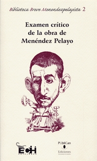 Books Frontpage Examen crítico de la obra de Menéndez Pelayo