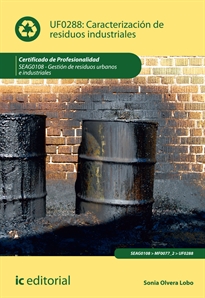 Books Frontpage Caracterización de residuos industriales. SEAG0108 - Gestión de residuos urbanos e industriales