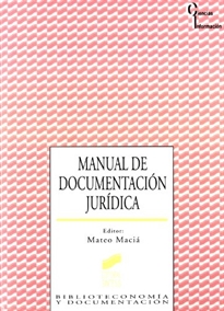 Books Frontpage Manual de documentación jurídica