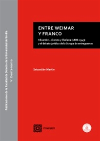 Books Frontpage Entre Weimar y Franco